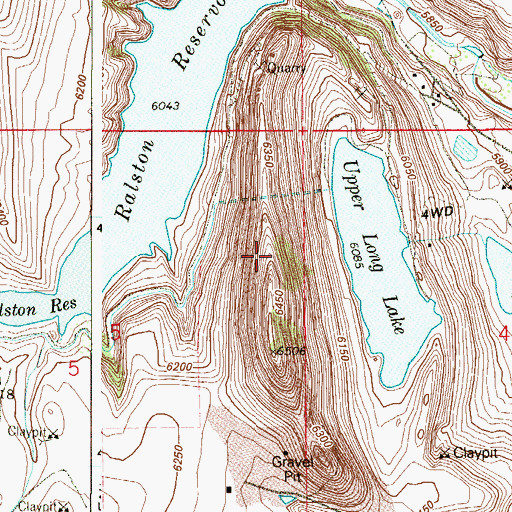 Topographic Map of Ralston Dike, CO