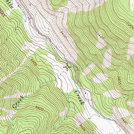 Topographic Map of Sawyer Creek, CO