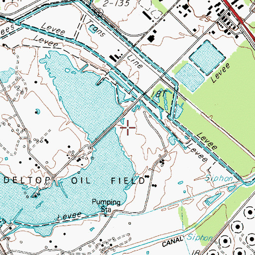 Topographic Map of Spindletop Hill, TX