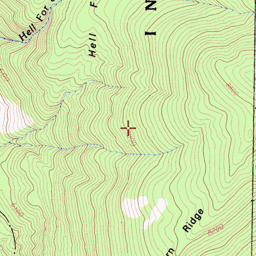 Topographic Map of Hansen Dam Park, CA