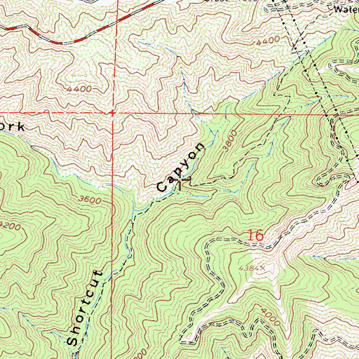 Topographic Map of Gabrielino National Scenic Trail, CA