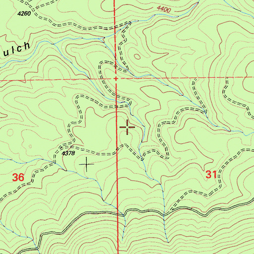 Topographic Map of Eagle Lake Ranger Station, CA