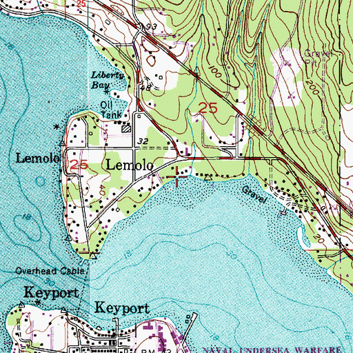 Topographic Map of Bjorgen Creek, WA