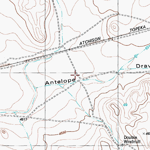 Topographic Map of Tinaja, TX