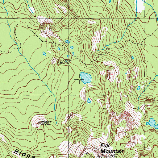 Topographic Map of Deer Camp Lake, OR