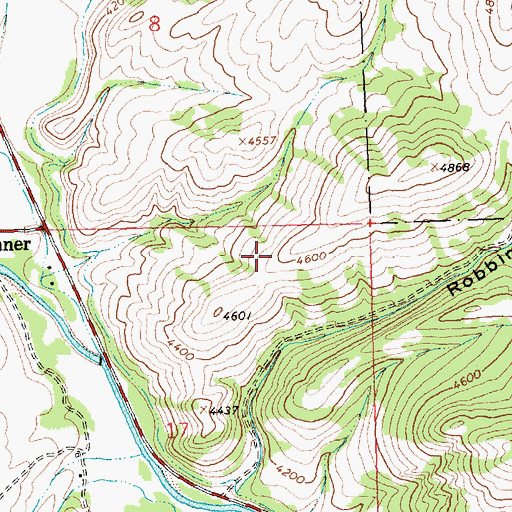 Topographic Map of Shigley Mobile Home Park, MT