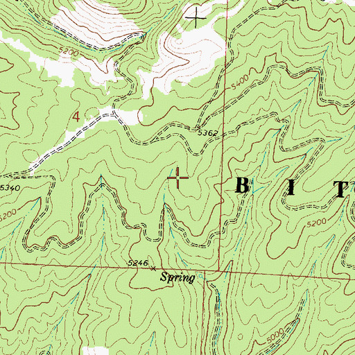Topographic Map of Sula State Forest, MT