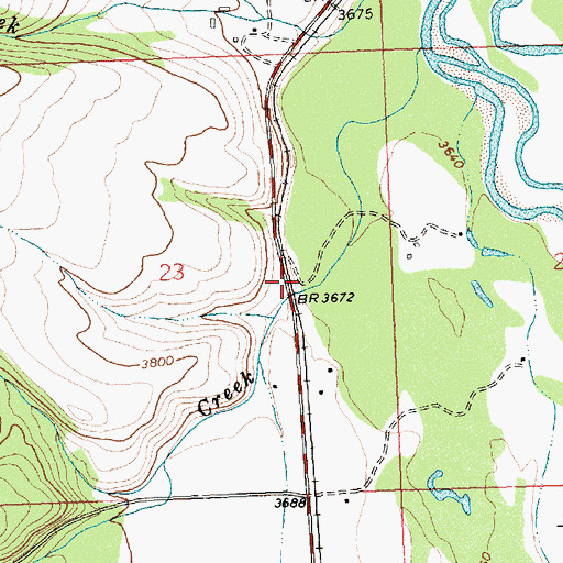 Topographic Map of Truman (historical), MT