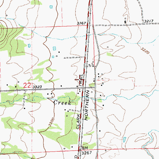 Topographic Map of Sweeney Creek (historical), MT