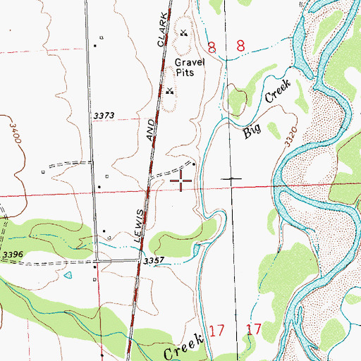 Topographic Map of Mittower (historical), MT
