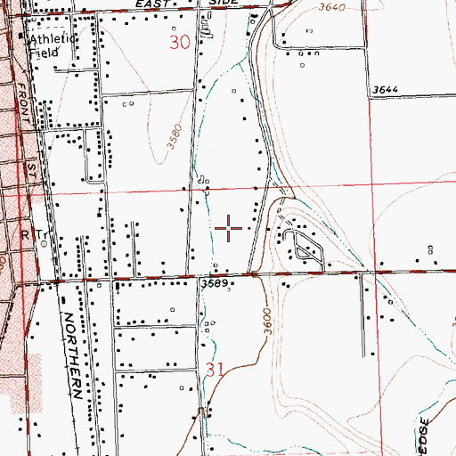 Topographic Map of Fort Skalkaho (historical), MT