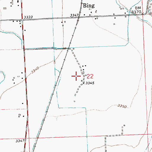 Topographic Map of Etna (historical), MT