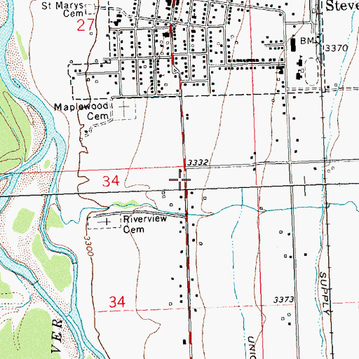 Topographic Map of The Church of Jesus Christ of Latter Day Saints, MT
