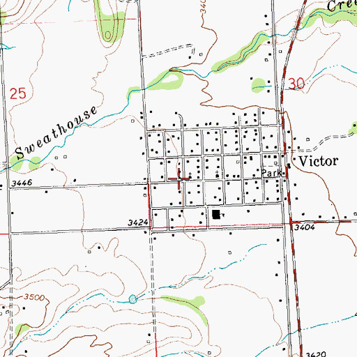 Topographic Map of Church of the Nazarene, MT