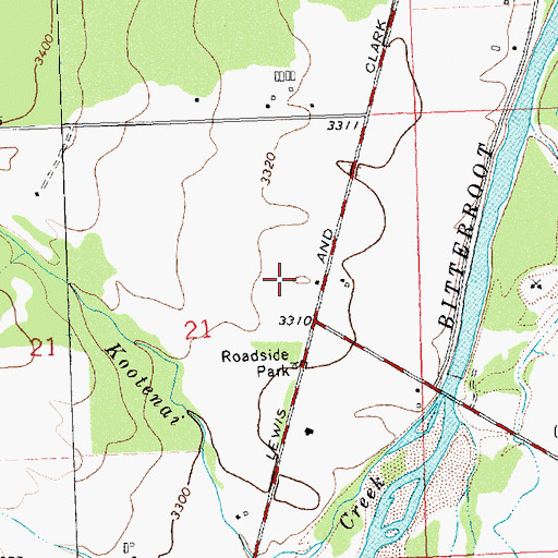Topographic Map of Back to Health Chiropractic Clinic, MT