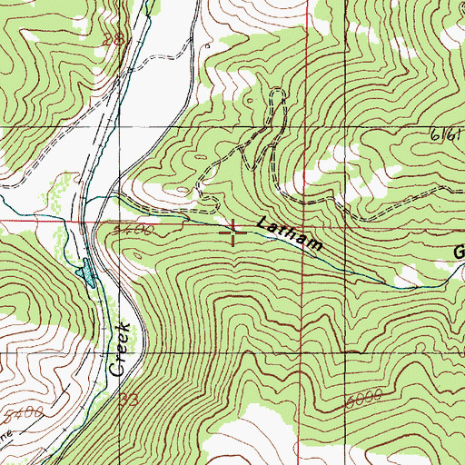 Topographic Map of Terra Firma (historical), MT