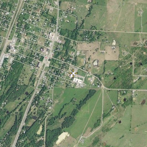 Aerial/Satellite Image of Kiowa Elementary School, OK