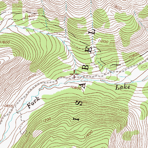 Topographic Map of McNasser Gulch, CO