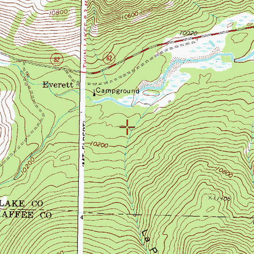 Topographic Map of La Plata Gulch, CO