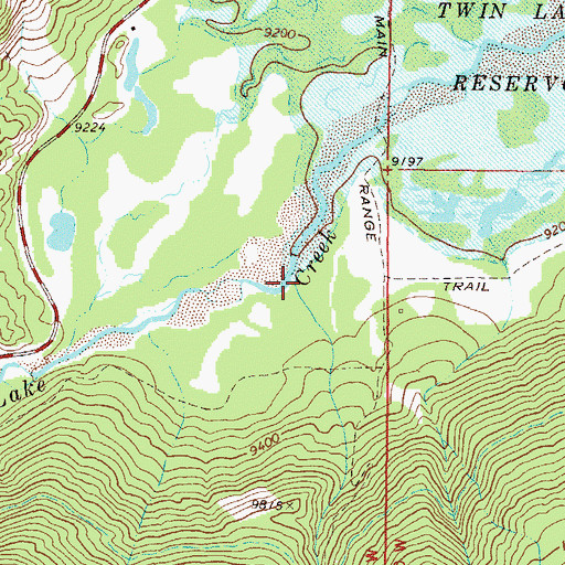 Topographic Map of Willis Gulch, CO