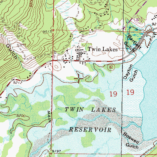 Topographic Map of Dayton Gulch, CO