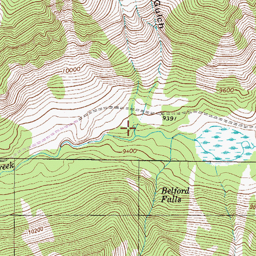 Topographic Map of Sheephead Gulch, CO