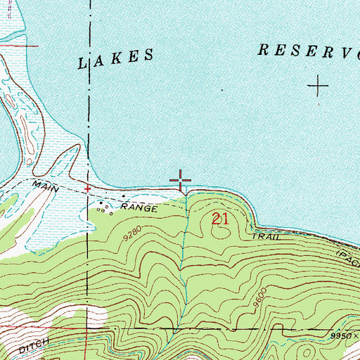 Topographic Map of Flume Creek, CO