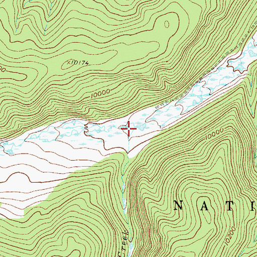 Topographic Map of Willow Creek, CO