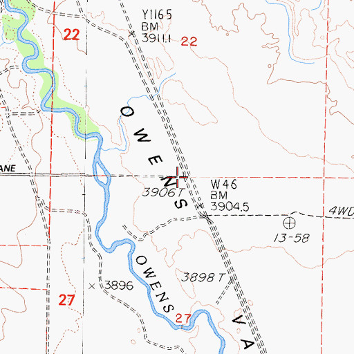 Topographic Map of Monola Station (historical), CA