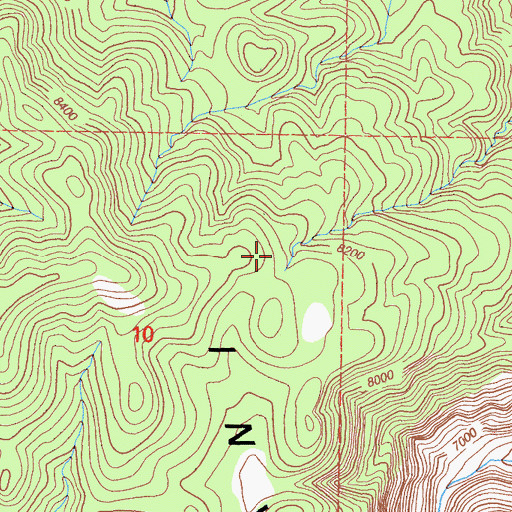 Topographic Map of Dorothy Prospect, CA