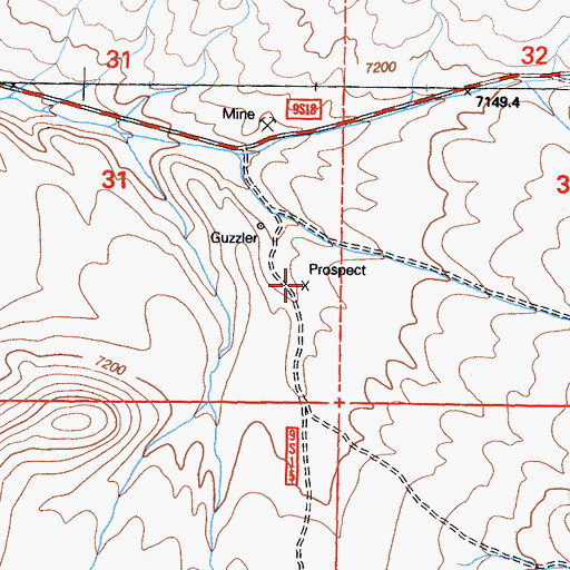 Topographic Map of El Sobrante Prospect, CA