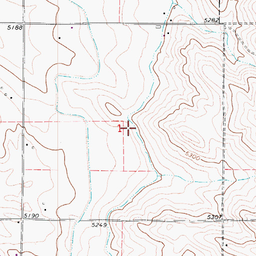 Topographic Map of Cowan Lateral, CO