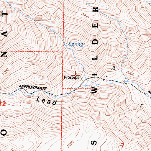 Topographic Map of Independence Claims, CA