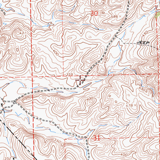 Topographic Map of Black Hill School (historical), CA