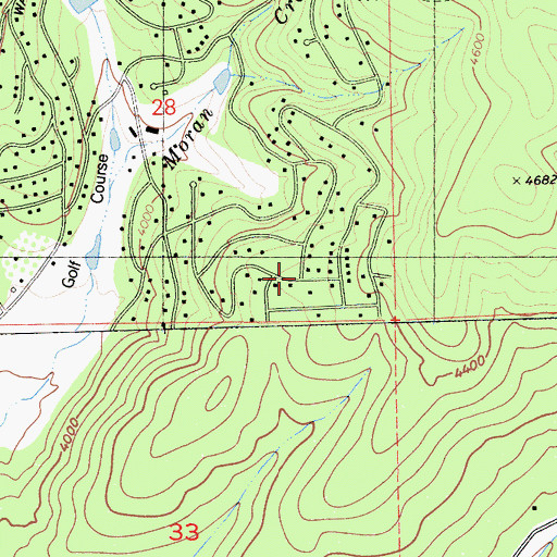 Topographic Map of Lakeside Terrace, CA