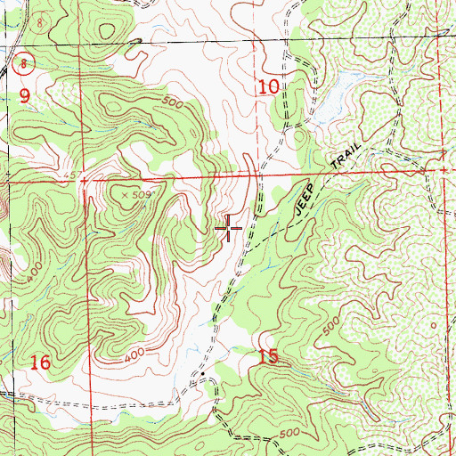 Topographic Map of Scenic Valley Ranchos, CA