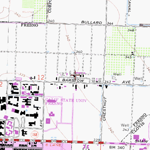 Topographic Map of Judging Pavilion, CA