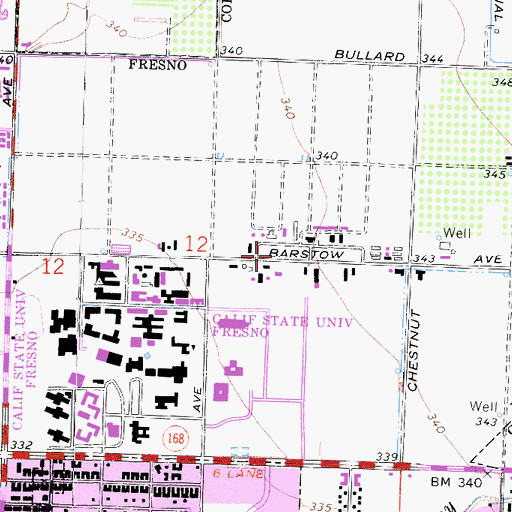 Topographic Map of O'Neill Park, CA