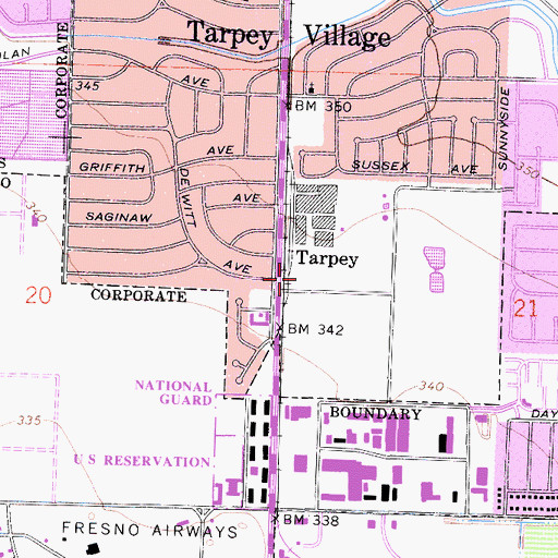 Topographic Map of Gymnastic Academy, CA