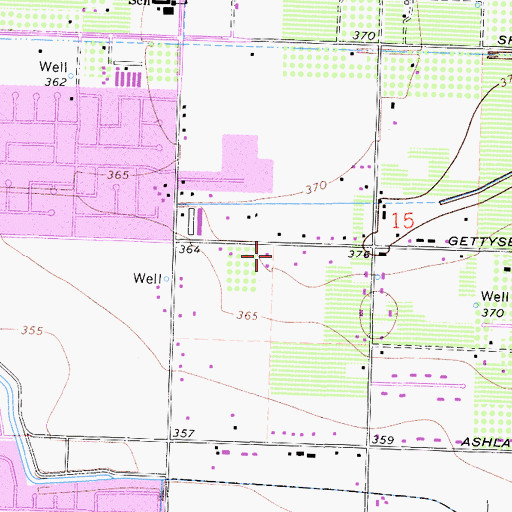 Topographic Map of Lord of Life Lutheran Church, CA