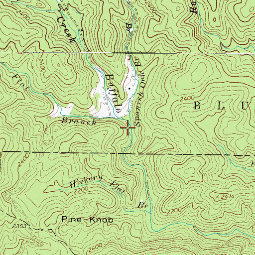 Topographic Map of Bradshaw School (historical), NC