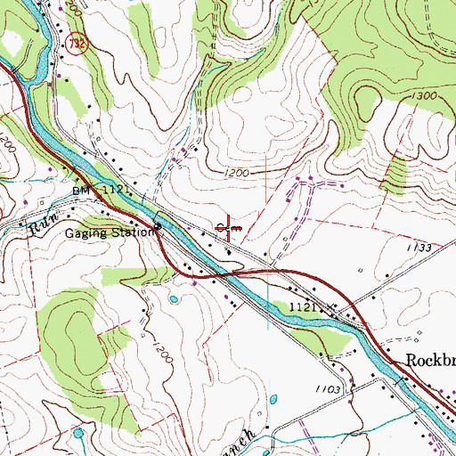 Topographic Map of Riverside School (historical), VA