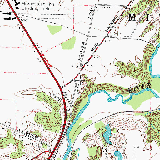 Topographic Map of Milan North Cemetery, OH