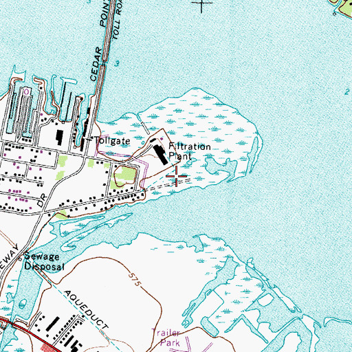 Topographic Map of Pipe Creek Wildlife Area, OH