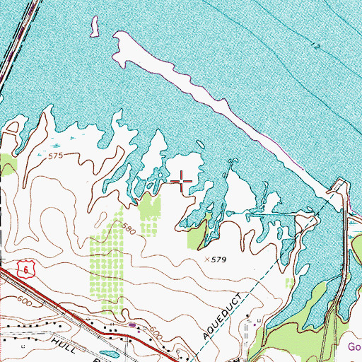 Topographic Map of Sheldon Marsh Nature Preserve, OH