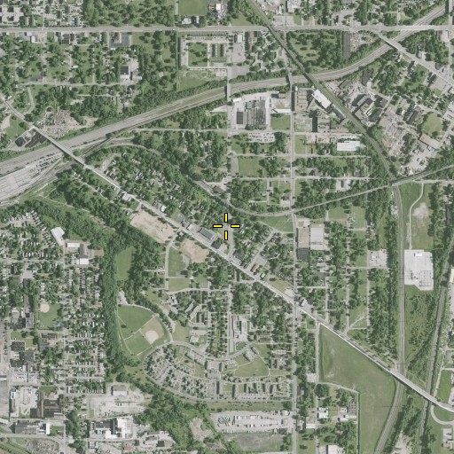 Aerial/Satellite Image of Early Church of God in Christ, OH