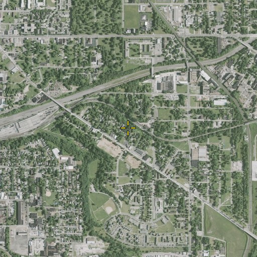 Aerial/Satellite Image of New Mount Zion Primitive Baptist Church, OH