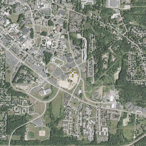 Aerial/Satellite Image of Apple Hall, OH