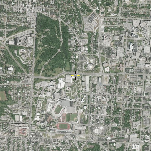 Aerial/Satellite Image of Lindner Hall, OH