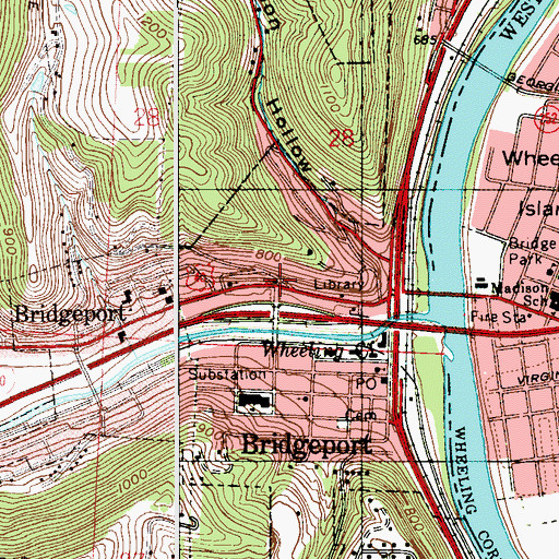 Topographic Map of Pentecostal Assembly Church, OH